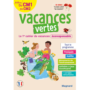 Comparateur de prix : Magnard Cahier de vacances 2025, du CM1 vers le CM2 9-10 ans - Vacances vertes