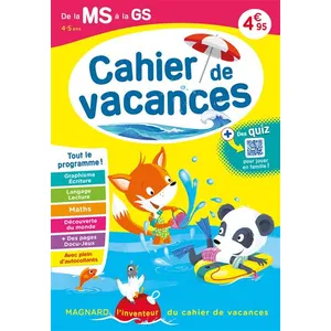 Comparateur de prix : Magnard Cahier de vacances 2025, de la MS vers la GS 4-5 ans Caroline Thierry (Auteur)
