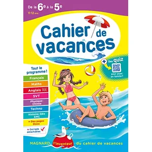 Comparateur de prix : Magnard Cahier de vacances de la 6e à la 5e, 11-12 ans : tout le programme !