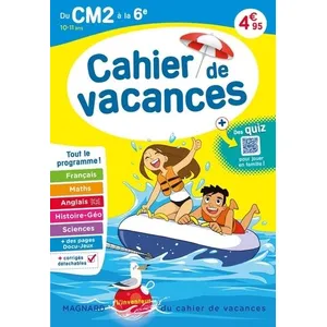 Comparateur de prix : Magnard Cahier de vacances 2025, du CM2 vers la 6e 10-11 ans Bernard Séménadisse (Auteur)