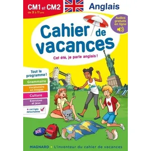 Comparateur de prix : Magnard Cahier de vacances 2025, Anglais CM1 et CM2 Sophie Boudin (Auteur)