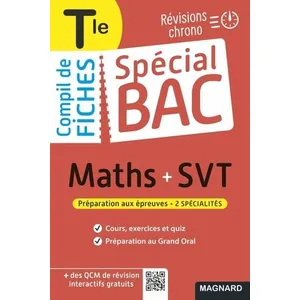 Comparateur de prix : Magnard Spécial Bac Compil de Fiches Maths-SVT Tle Bac 2025 broché