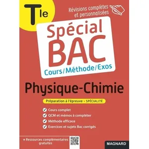 Comparateur de prix : Magnard Spécial Bac Physique-Chimie Tle 2025 Christian Mariaud (Auteur)