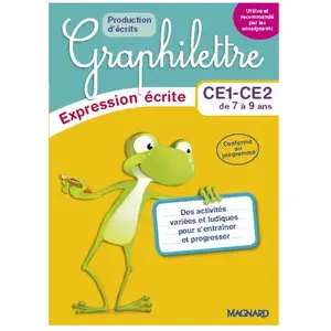 Comparateur de prix : Magnard Graphilettre - Expression écrite CE1-CE2  Collectif (Auteur)