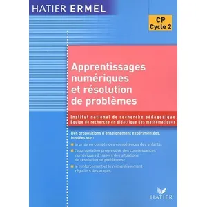 Comparateur de prix : Hatier Ermel - Apprentissages numériques et résolution de problèmes CP