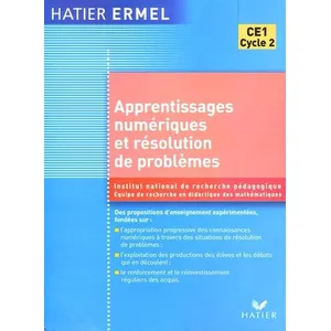 Hatier Ermel - Apprentissages numériques et résolution de problèmes CE1 pas cher