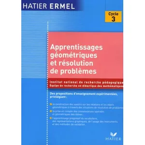 Comparateur de prix : Hatier Apprentissages géométriques et résolution de problèmes au cycle 3