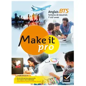 Hatier Make It Pro Anglais Bts pas cher