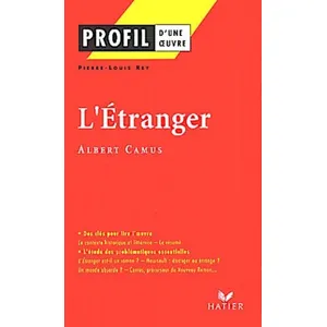 Comparateur de prix : Hatier Profil - Camus (Albert) : L'Etranger - analyse littéraire de l'oeuvre (Poche)