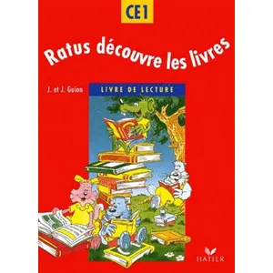 Hatier Ratus découvre les livres, CE1 (manuel méthode de lecture)