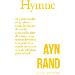 Belles Lettres Hymne pas cher