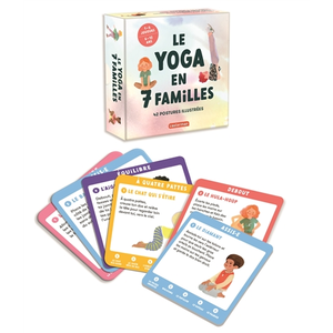 Casterman Le yoga en 7 familles pas cher