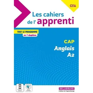 Delagrave Les cahiers de l'apprenti Anglais CAP et CFA (2022) - Pochette élève pas cher