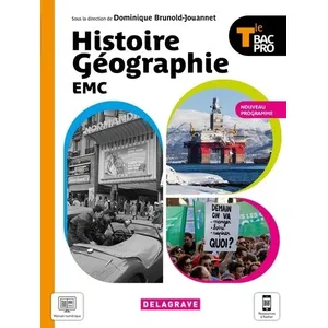 Comparateur de prix : Delagrave Histoire Géographie EMC Tle Bac Pro (2021) - Manuel élève broché