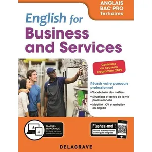 Comparateur de prix : Delagrave Anglais Bac Pro English For Business And Services - Pochette Élève