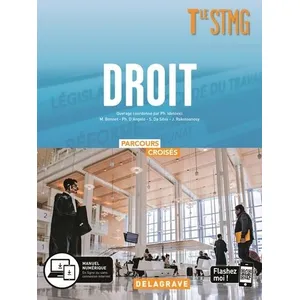Comparateur de prix : Delagrave Parcours croisés : droit - terminale STMG - manuel de l'élève (édition 2020)