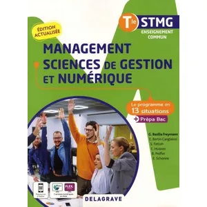 Comparateur de prix : Delagrave Management, Sciences de gestion et numérique Tle STMG (2022) - Pochette élève