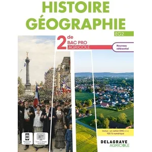 Comparateur de prix : Delagrave Histoire géographie 2de bac pro agricole, EG2 : nouveau référentiel