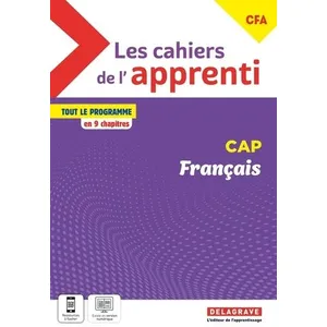 Comparateur de prix : Delagrave Français Cap Et Cfa Les Cahiers De L'apprenti - Pochette Élève