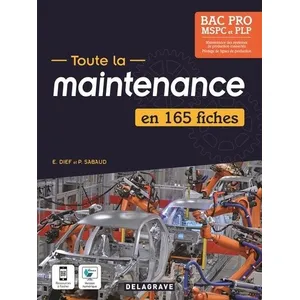 Delagrave Toute la maintenance en 165 fiches : manuel de l'élève (édition 2022) pas cher