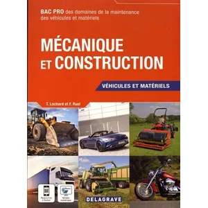Delagrave Mécanique et construction - véhicules et matériels (2022) - Pochette élève pas cher