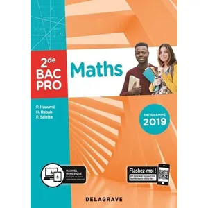 Comparateur de prix : Delagrave Maths - 2de, bac pro - pochette élève (édition 2019)