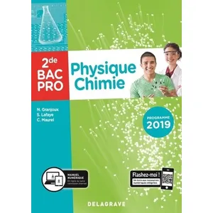 Comparateur de prix : Delagrave Physique-chimie - 2de bac pro - pochette de l'élève (édition 2019)