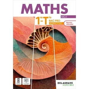 Comparateur de prix : Delagrave Maths : 1re, terminale Bac Pro enseignement agricole - pochette élève