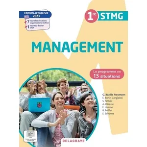 Comparateur de prix : Delagrave Management 1re Stmg Le Programme En Situations - Pochette Élève