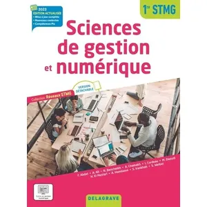 Comparateur de prix : Delagrave Réseaux STMG - Sciences de gestion et numérique 1re STMG (2023) - Pochette élève