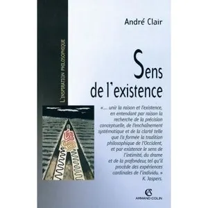 Comparateur de prix : Armand Colin Sens de l'existence