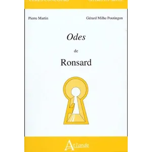 Comparateur de prix : Atlande Eds Les odes de Ronsard
