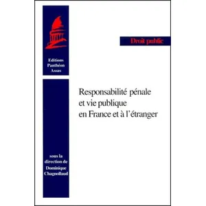 Panthéon-Assas Responsabilité pénale et vie publique en france et à l'étranger pas cher