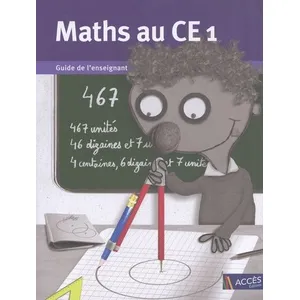 Comparateur de prix : Acces Editions Maths au CE1: Guide de l'enseignant (livre du maitre et cahier de l'élève)