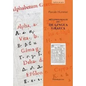 Comparateur de prix : Métaphilologie "De" De Lingua Graeca