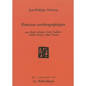 La Bibliotheque Exercices autobiographiques pas cher
