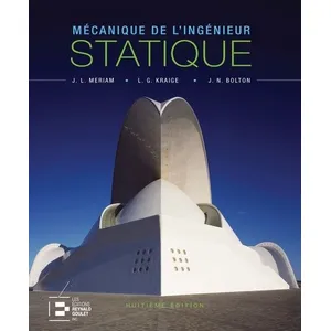 Comparateur de prix : Reynald Goulet Eds Statique - Mécanique de l'ingénieur