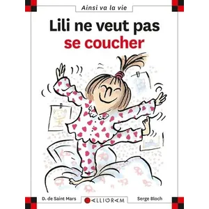 Calligram LILI NE VEUT PAS SE COUCHER