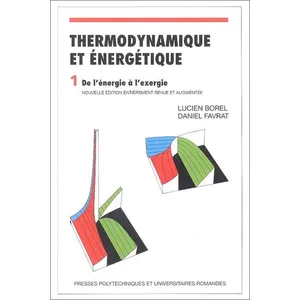 Comparateur de prix : Presses Polytechniques Romandes Thermodynamique et énergétique