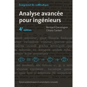 Comparateur de prix : Presses Polytechniques Romandes Analyse avancée pour ingénieurs