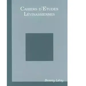 Verdier Cahiers d'études lévinassiennes (hors série) pas cher
