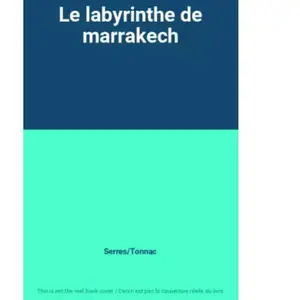 Le labyrinthe de marrakech - Serres/Tonnac pas cher