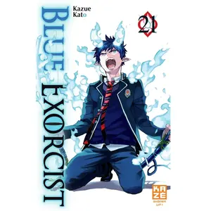 Crunchyroll Kaze Blue Exorcist T21 pas cher