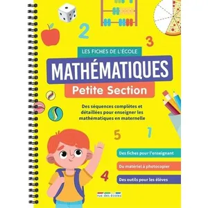 Comparateur de prix : Rue Des Ecoles Fiches de l'école mathématiques maternelle PS