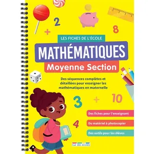 Comparateur de prix : Rue Des Ecoles Les fiches de l'école Mathématiques Moyenne Section