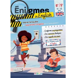 Énigmes in English 6e-5e Mène l'enquête ! - Emilie Martin-Neute - Rue Des Ecoles - broché - Scolaire / Universitaire broché pas cher
