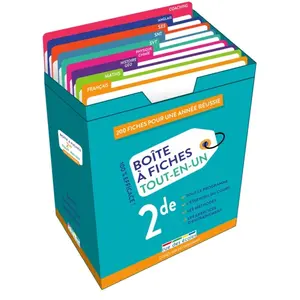 Boîte à fiches - Tout-en-un - Seconde Boîte ou accessoire pas cher