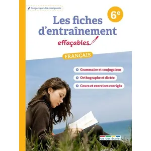 Comparateur de prix : Rue Des Ecoles Les fiches d'entraînement effaçables français 6e