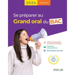 Comparateur de prix : Rue Des Ecoles Se préparer au grand oral du bac 2024