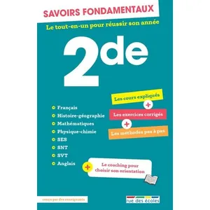 Comparateur de prix : Rue Des Ecoles Savoirs fondamentaux - 2de - Toutes les matières